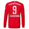 Maillot à Manches Longues FC Bayern Munich Lewandowski 9 Domicile 2022-23 Pour Homme